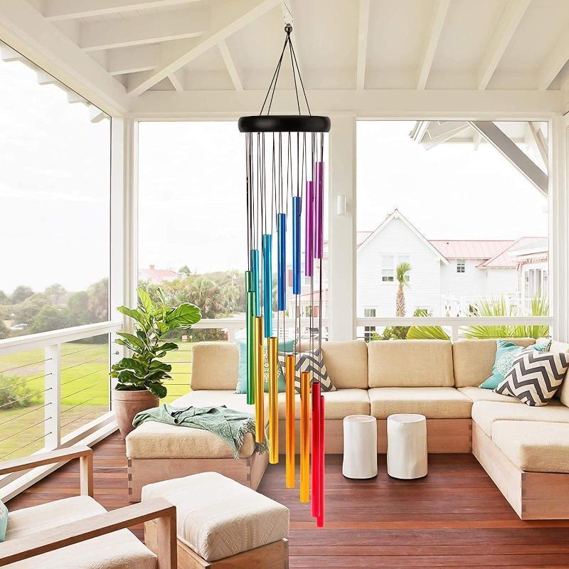 Wind Chime Tubular - Creative New 12 Tubes Aluminum Alloy