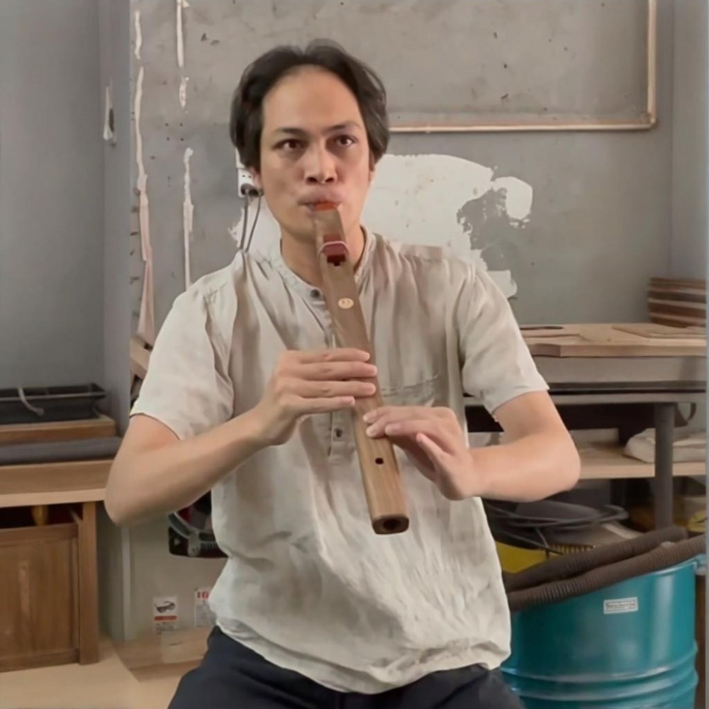Musical Instrument A Recorder - B/C/D/E/F Tone Wooden Vertical Flute Portable