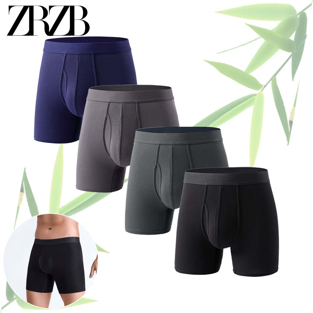 Didgeridoo Bamboo - 4Pcs Man Underwear Boxers Long Men's
