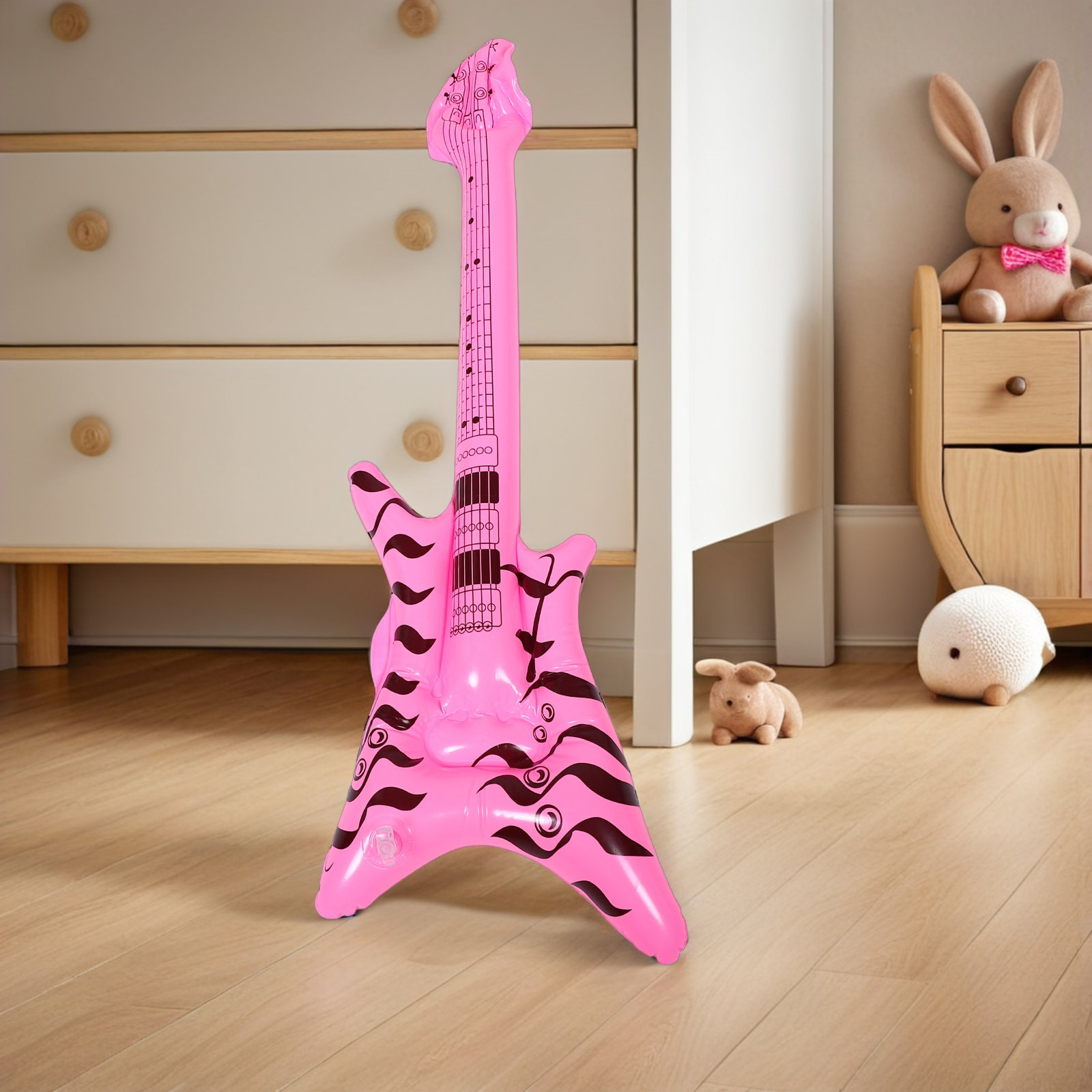 Musical Instrument Photo - Inflatable Rock and Roll Guitar Prop