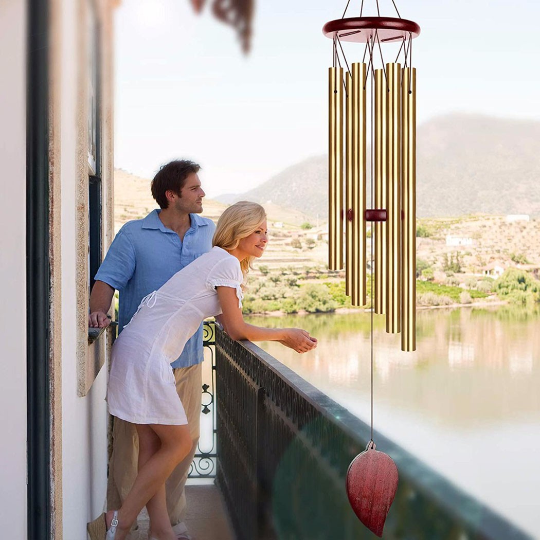 Wind Chime Tubular - Money Tree 6 Tubes Wind Chimes