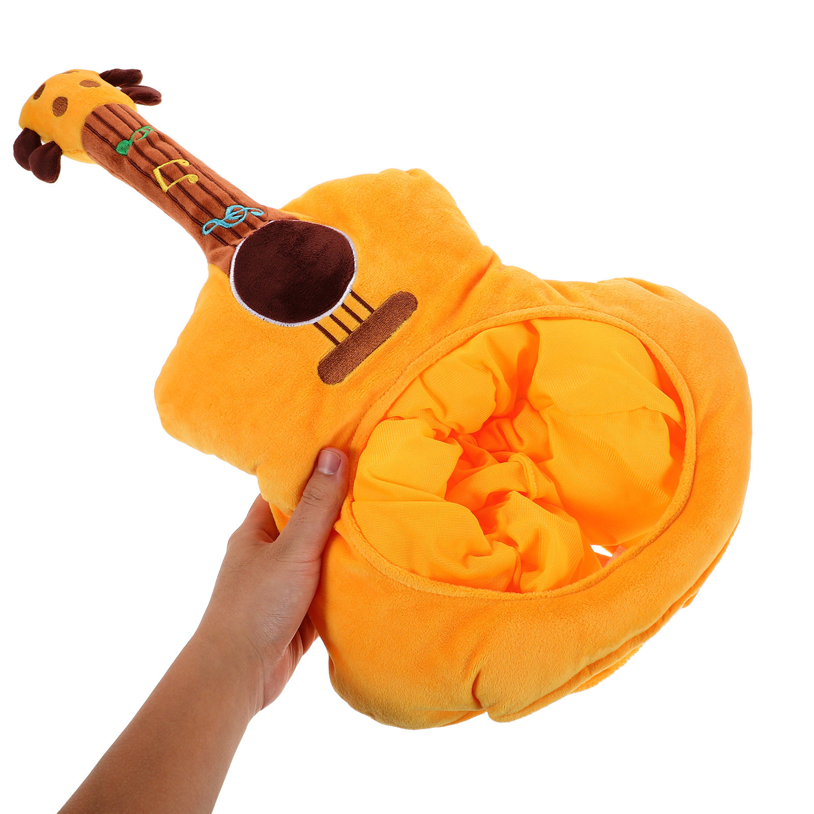 Musical Instrument Photo - Guitar Cartoon Headwear Hat Party Prop