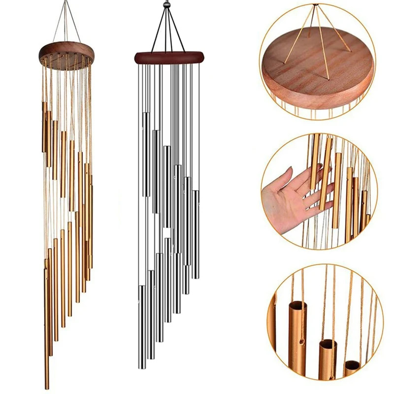 Wind Chime Tubular - Metal Aluminium Tube Wind Chimes with