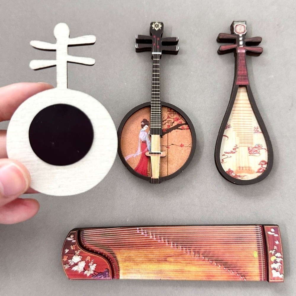 4PCS/SET Chinese Style Musical - Musical Instrument Ancient recension och pris