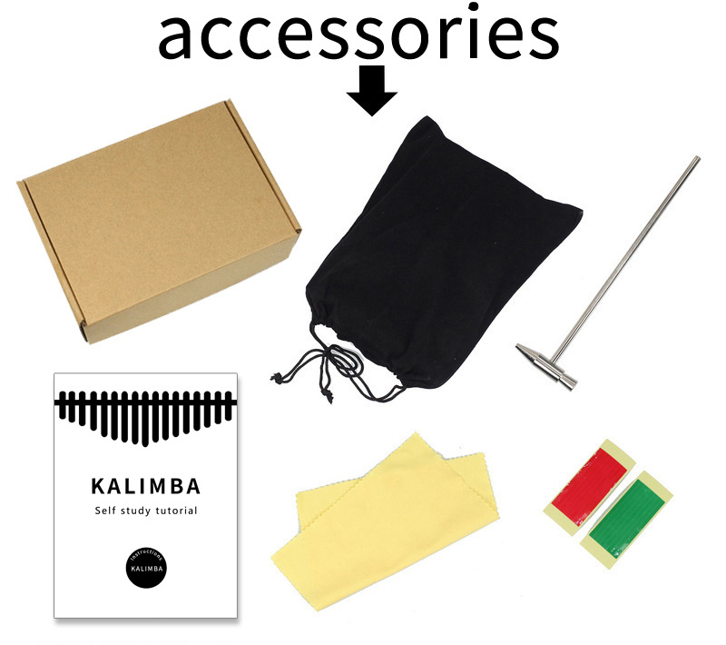 Colorful 21 Key Kalimba Kids C - Musical Instrument For Beginners recension och pris