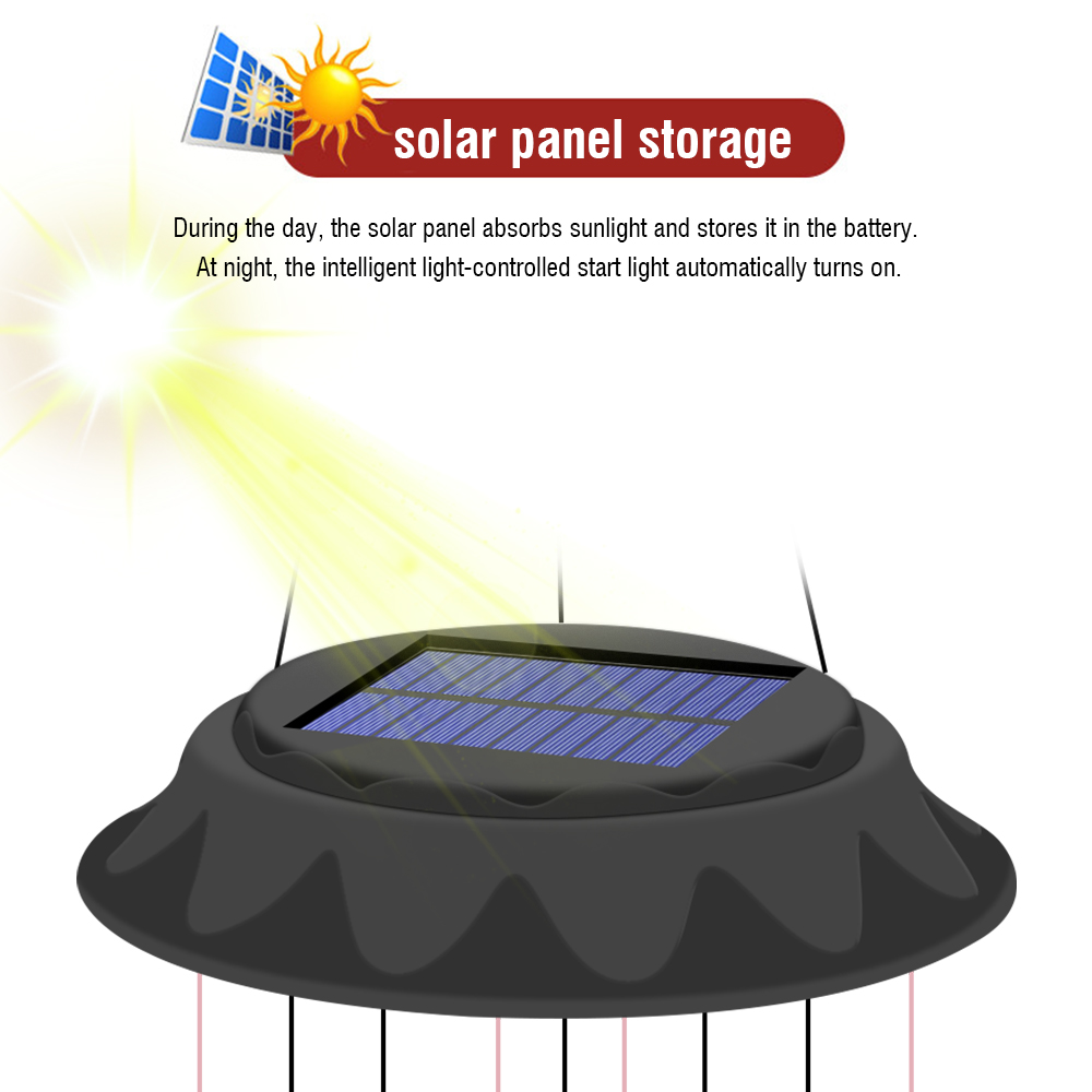Solar Led Wind Chime Light Var - Wind Chime Tubular recension och pris