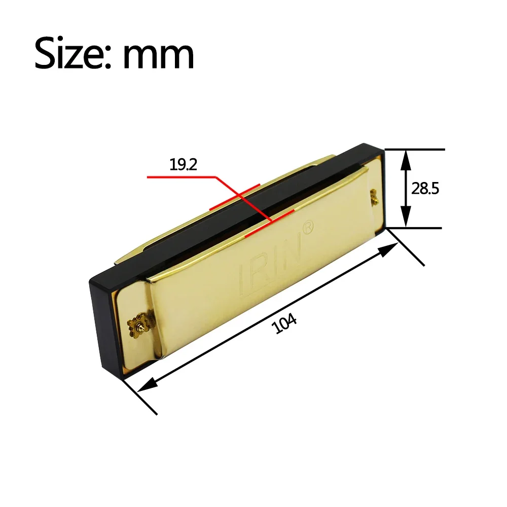 IRIN Harmonica 10 Hole 20 Tone - Musical Instruments Names recension och pris