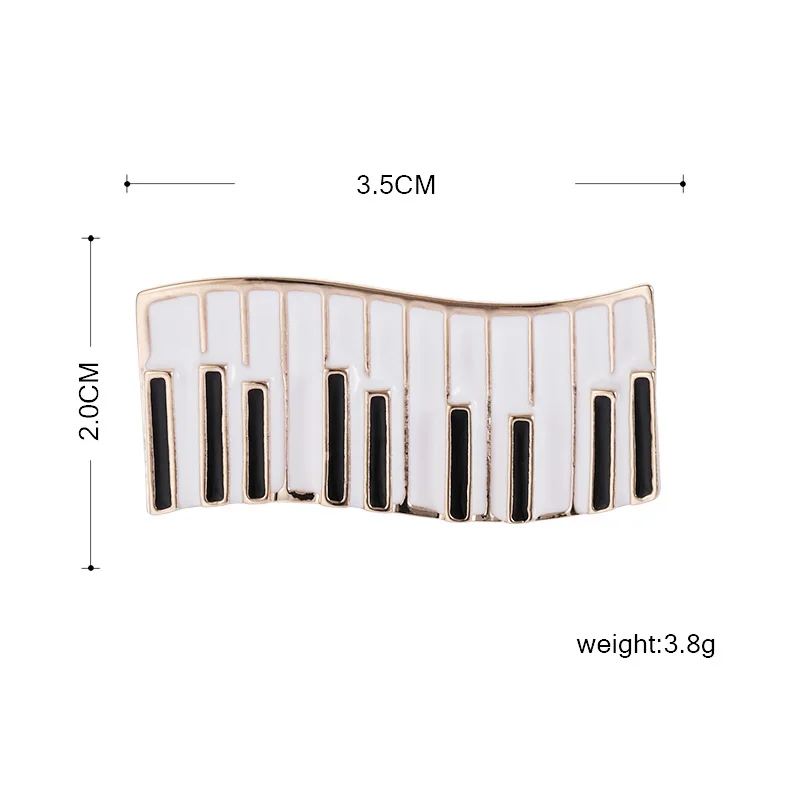 Blucome Vivid Enamel Piano Key - Musical Instruments Names recension och pris