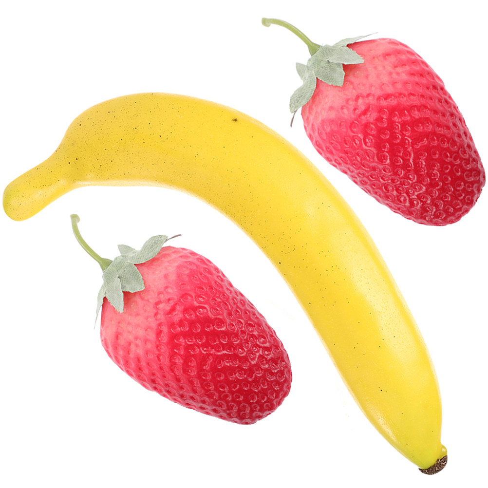 3Pcs Simulation Fruit Shaker M - Musical Instrument Maraca recension och pris