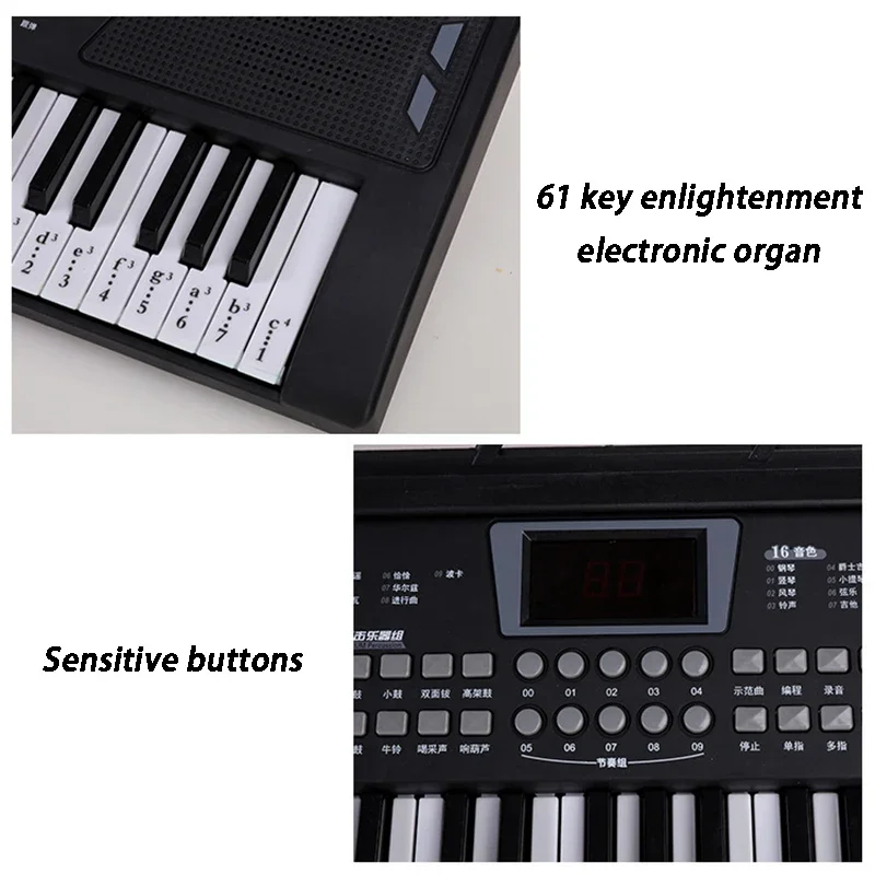 Children Electronic Organ 61 K - Musical Instruments Names recension och pris