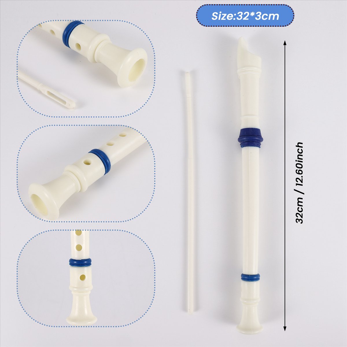 ABST Music Instrument 6 Holes  - Musical Instrument A Recorder recension och pris
