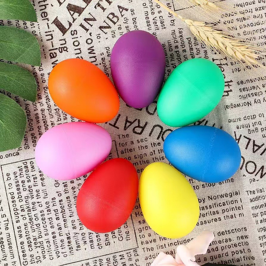 2Pcs Plastic Egg Shakers Percu - Musical Instrument Maraca recension och pris