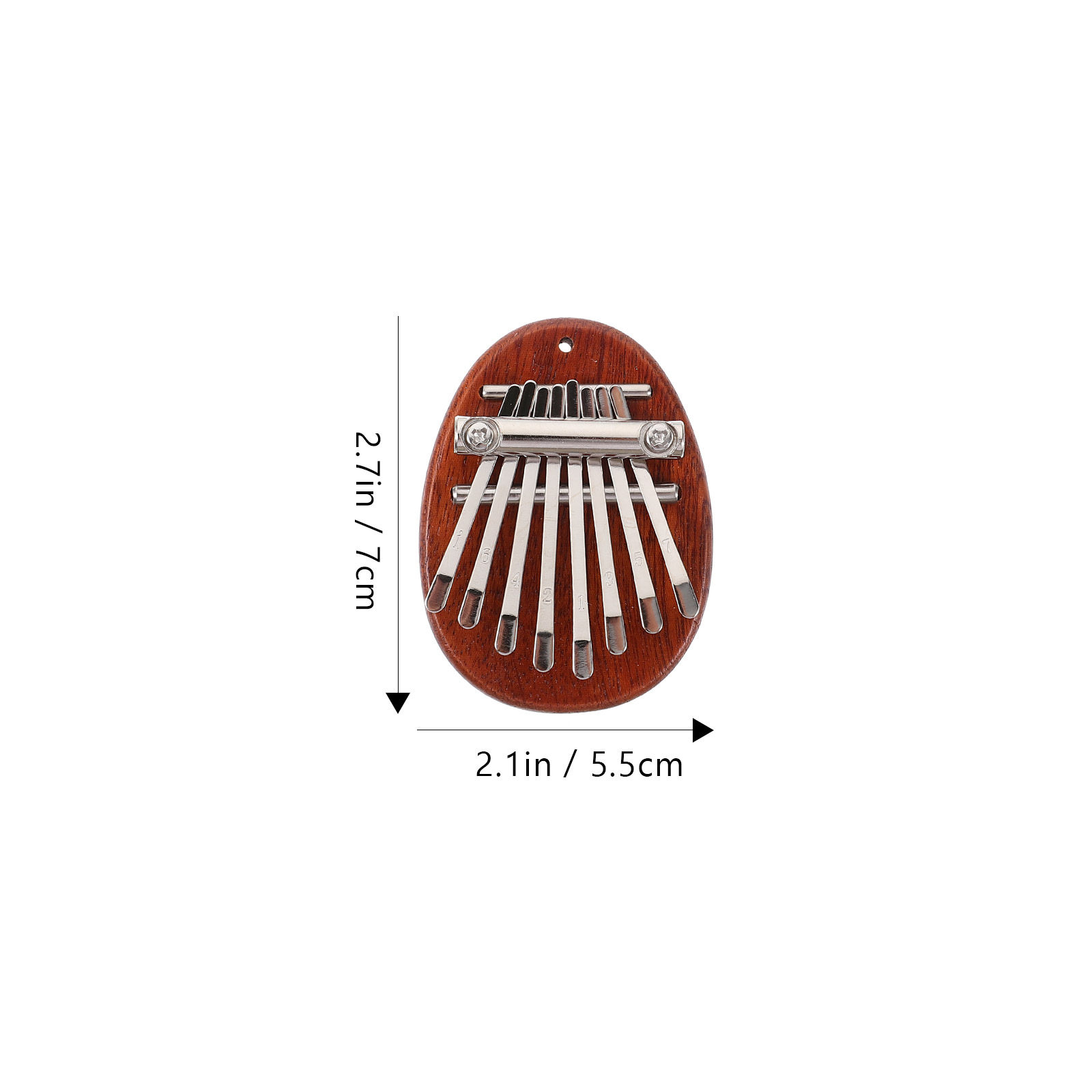 1Set Kalimba Mini 8 Keys Thumb - Musical Instrument For Beginners recension och pris