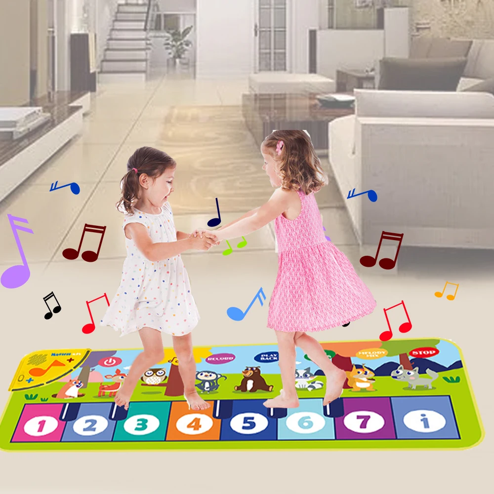 Piano Mat for Kids Kids Toddle - Musical Instruments Names recension och pris