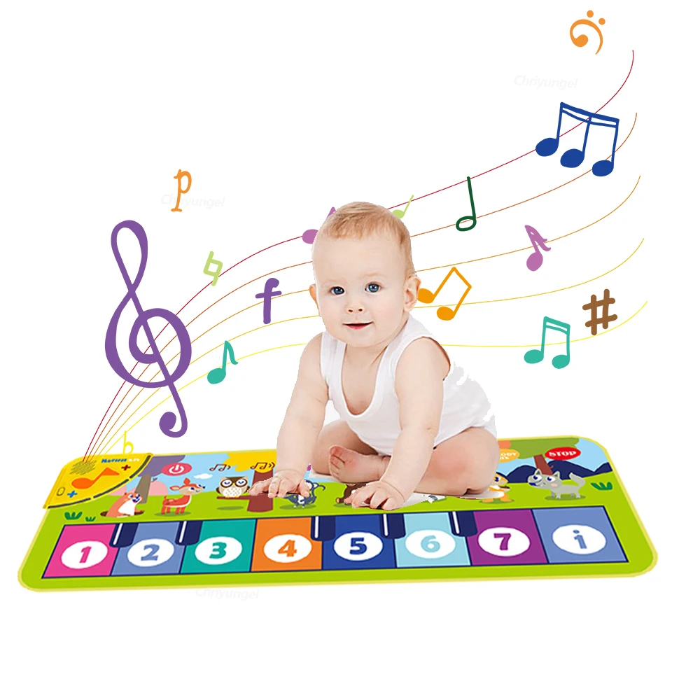 Piano Mat for Kids Kids Toddle - Musical Instruments Names recension och pris