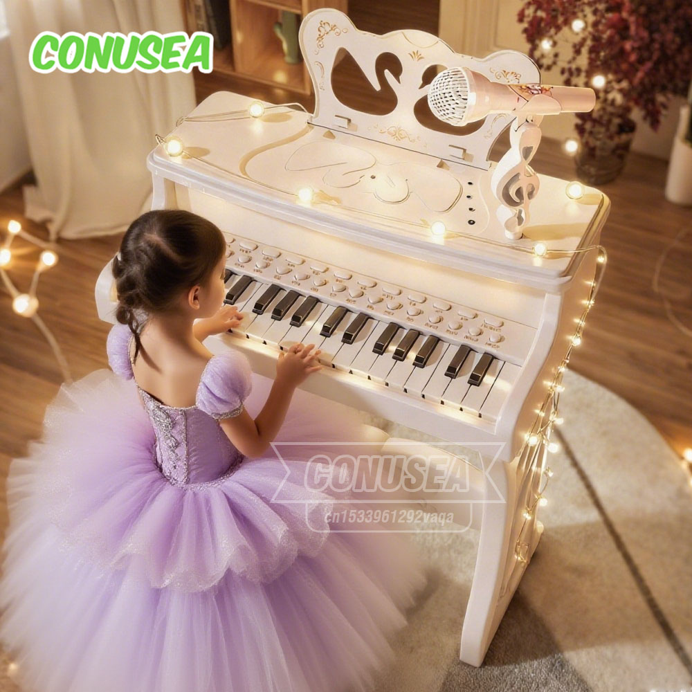 Baby Electronic Piano with Mic - Musical Instruments Names recension och pris
