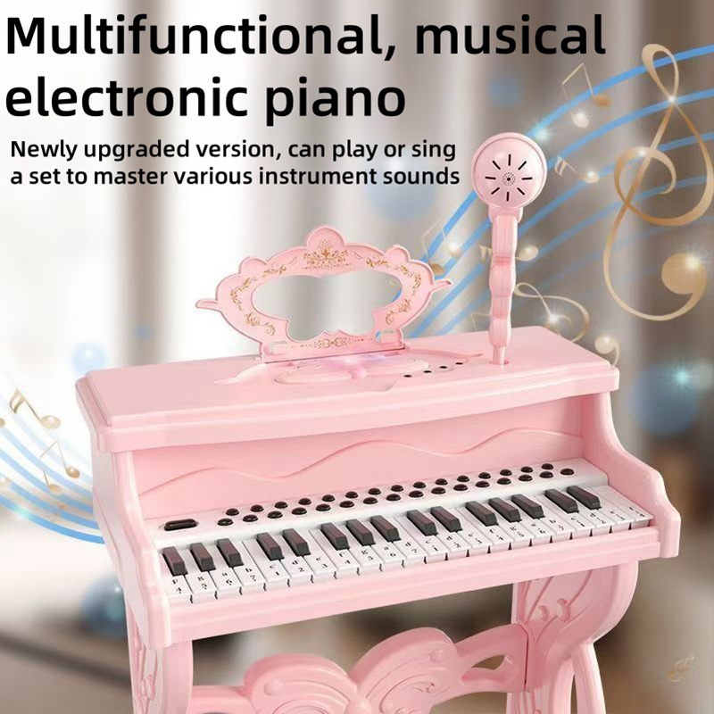Baby Electronic Piano with Mic - Musical Instruments Names recension och pris