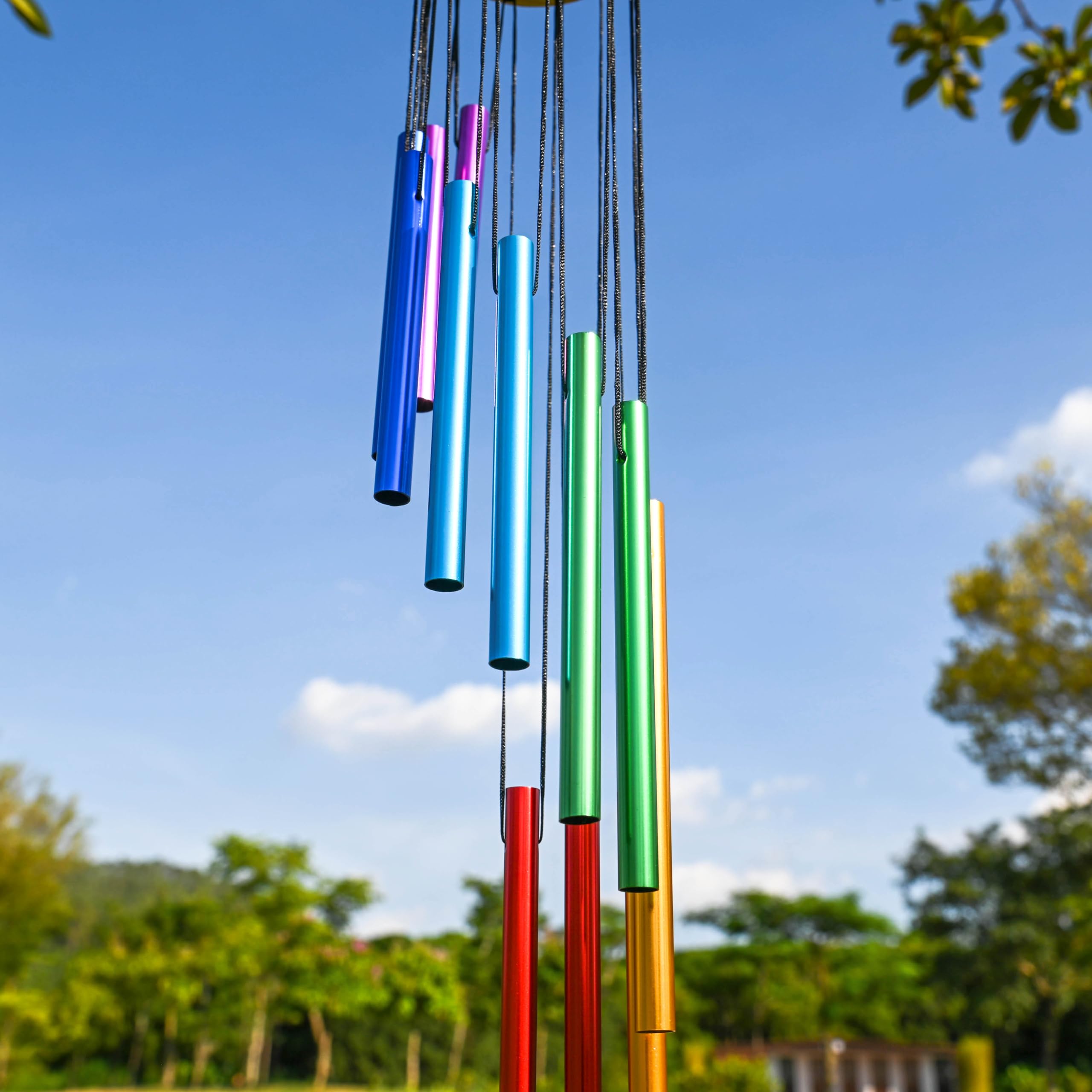 New 12 Tubes Wind Chimes Alumi - Wind Chime Tubular recension och pris