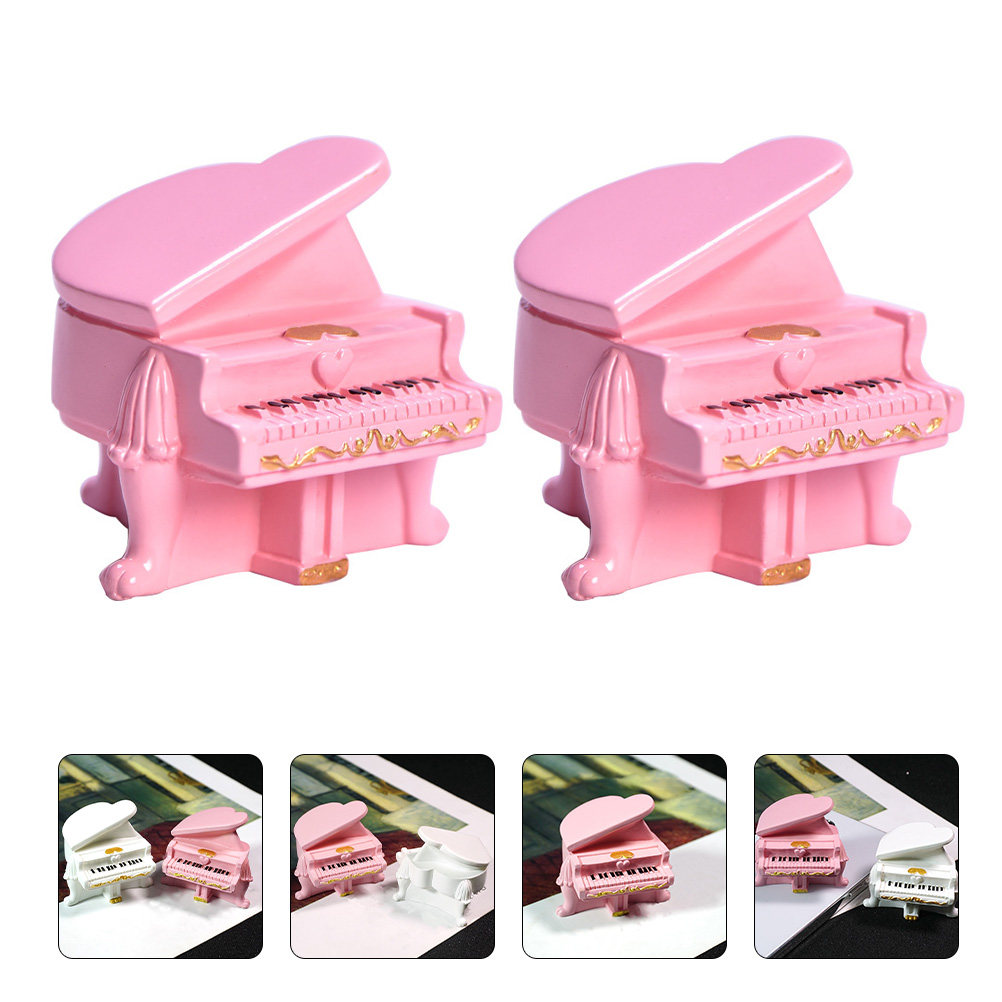 2Pcs Mini Piano Decorative Res - Musical Instrument Photo recension och pris