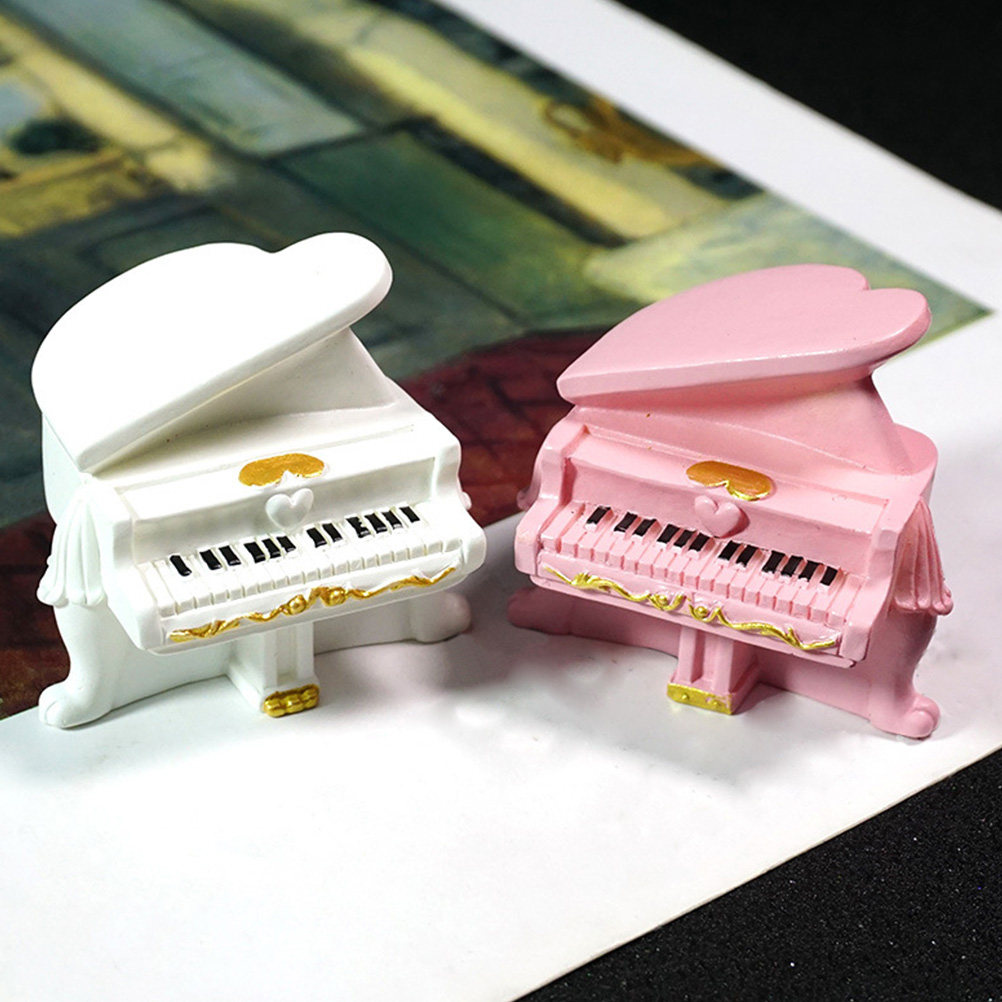 2Pcs Mini Piano Decorative Res - Musical Instrument Photo recension och pris