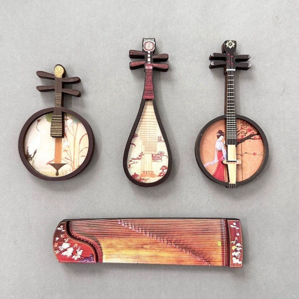 4PCS/SET Chinese Style Musical - Musical Instrument Ancient recension och pris