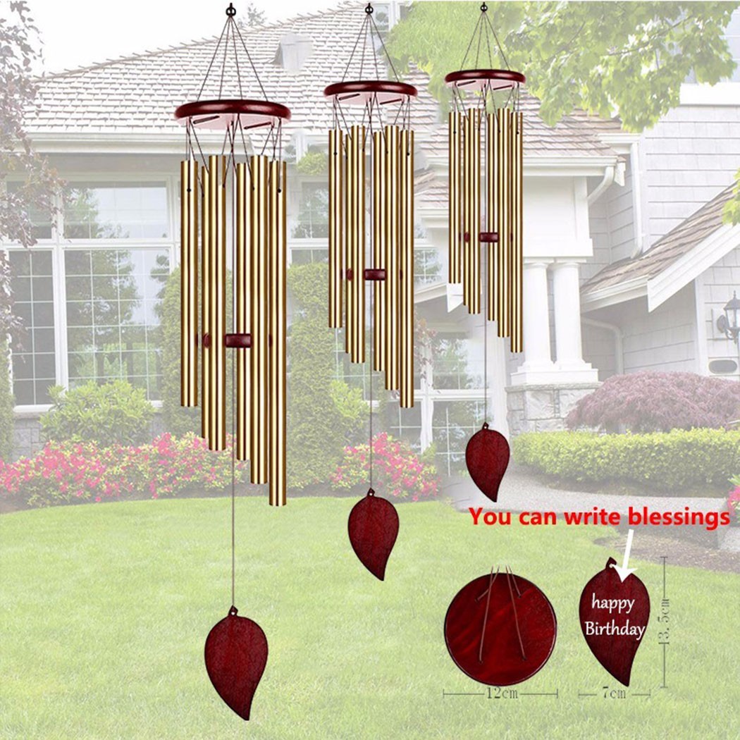 Money Tree 6 Tubes Wind Chimes - Wind Chime Tubular recension och pris