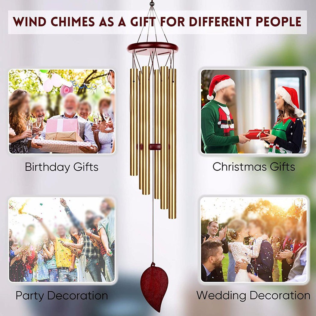 Money Tree 6 Tubes Wind Chimes - Wind Chime Tubular recension och pris