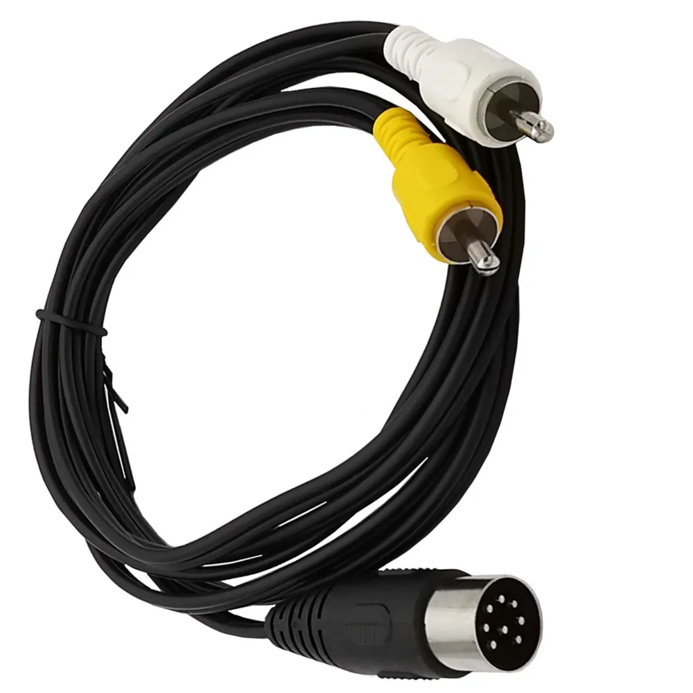 Din 8 Pin to 2RCA Cable 8Pin D - Musical Instrument Symbols recension och pris