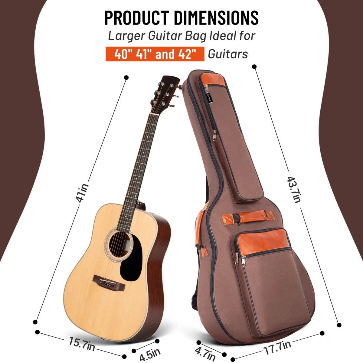 Miwayer Waterproof Acoustic Gu - Musical Instrument Band recension och pris