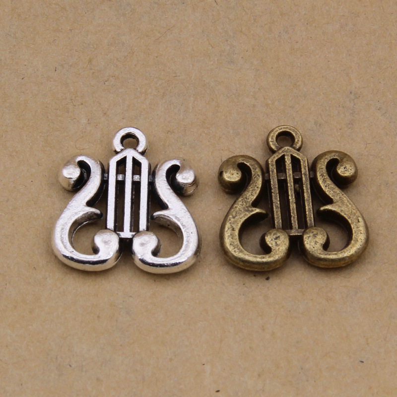 100pcs 17x16mm Zinc Alloy Anci - Musical Instrument Ancient recension och pris