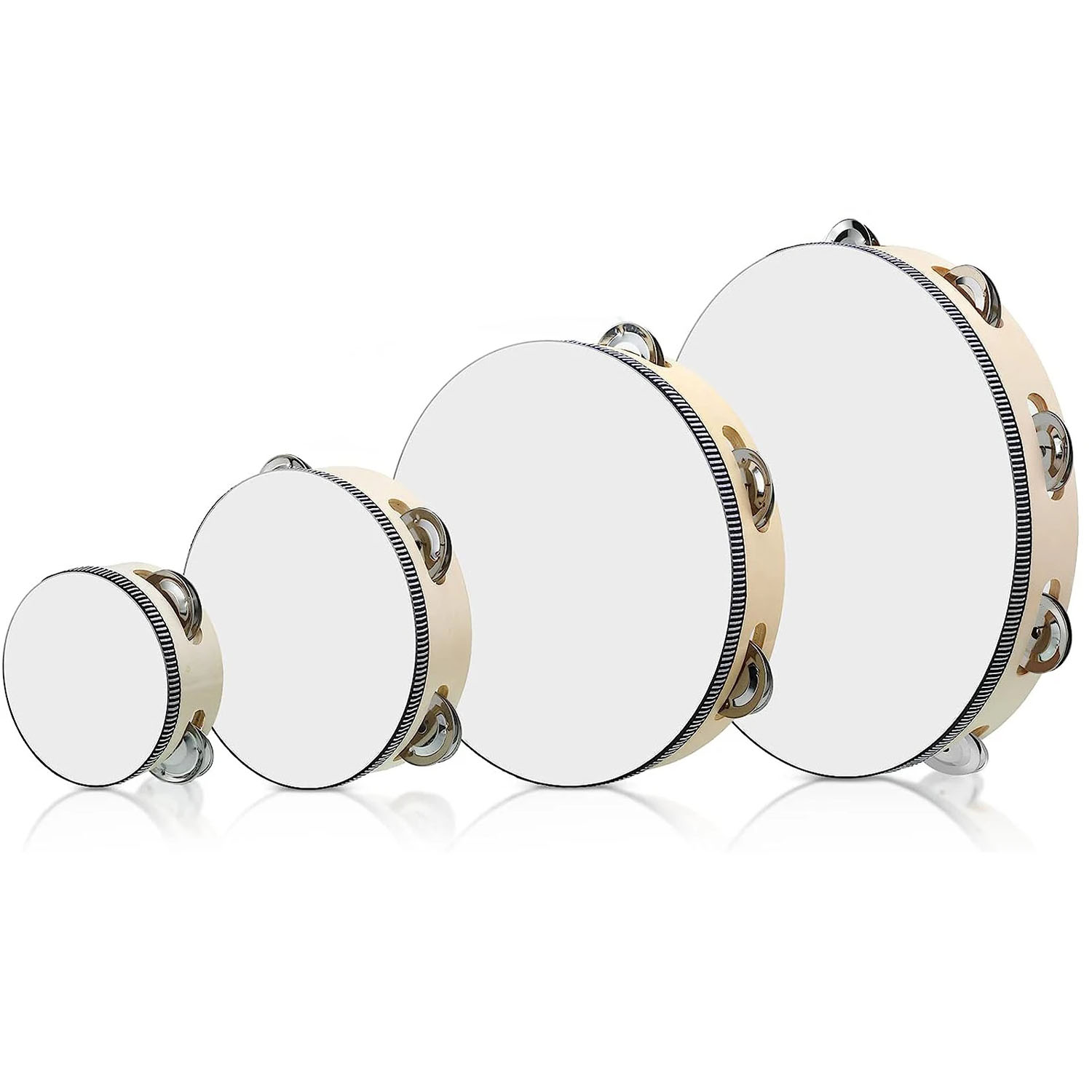 Miwayer Wooden Tambourine with - Musical Instrument Band recension och pris