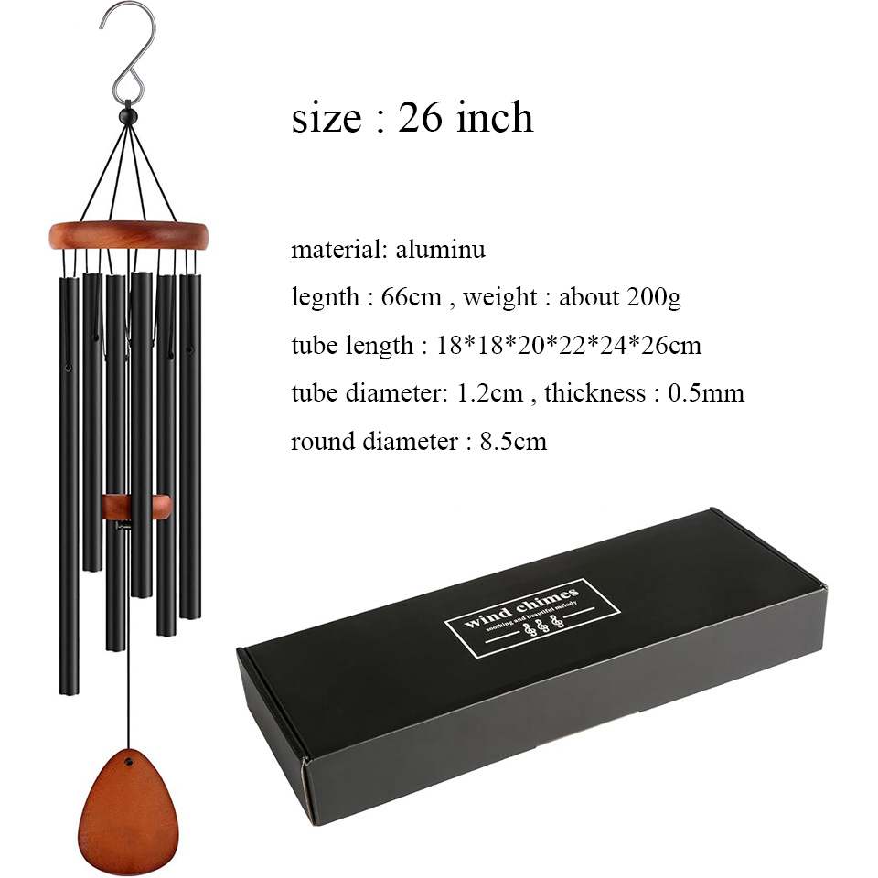 Aluminum Windchime 26inch Wind - Wind Chime Tubular recension och pris