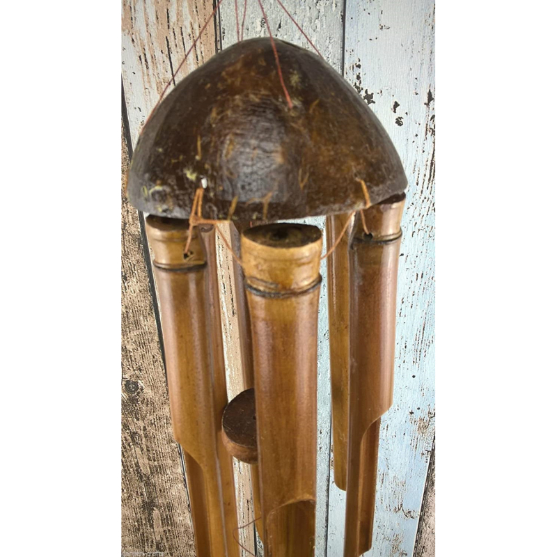 Natural Handmade Bamboo Tube W - Wind Chime Tubular recension och pris