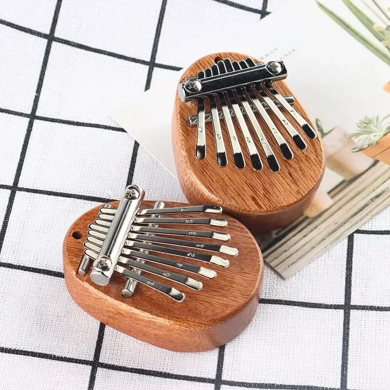 1Pcs Wood Mini Thumb Piano Mus - Musical Instrument For Beginners recension och pris