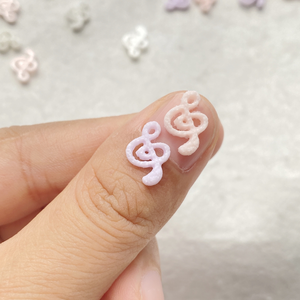50pcs Mix Resin Mini Pink Musi - Musical Instrument Symbols recension och pris