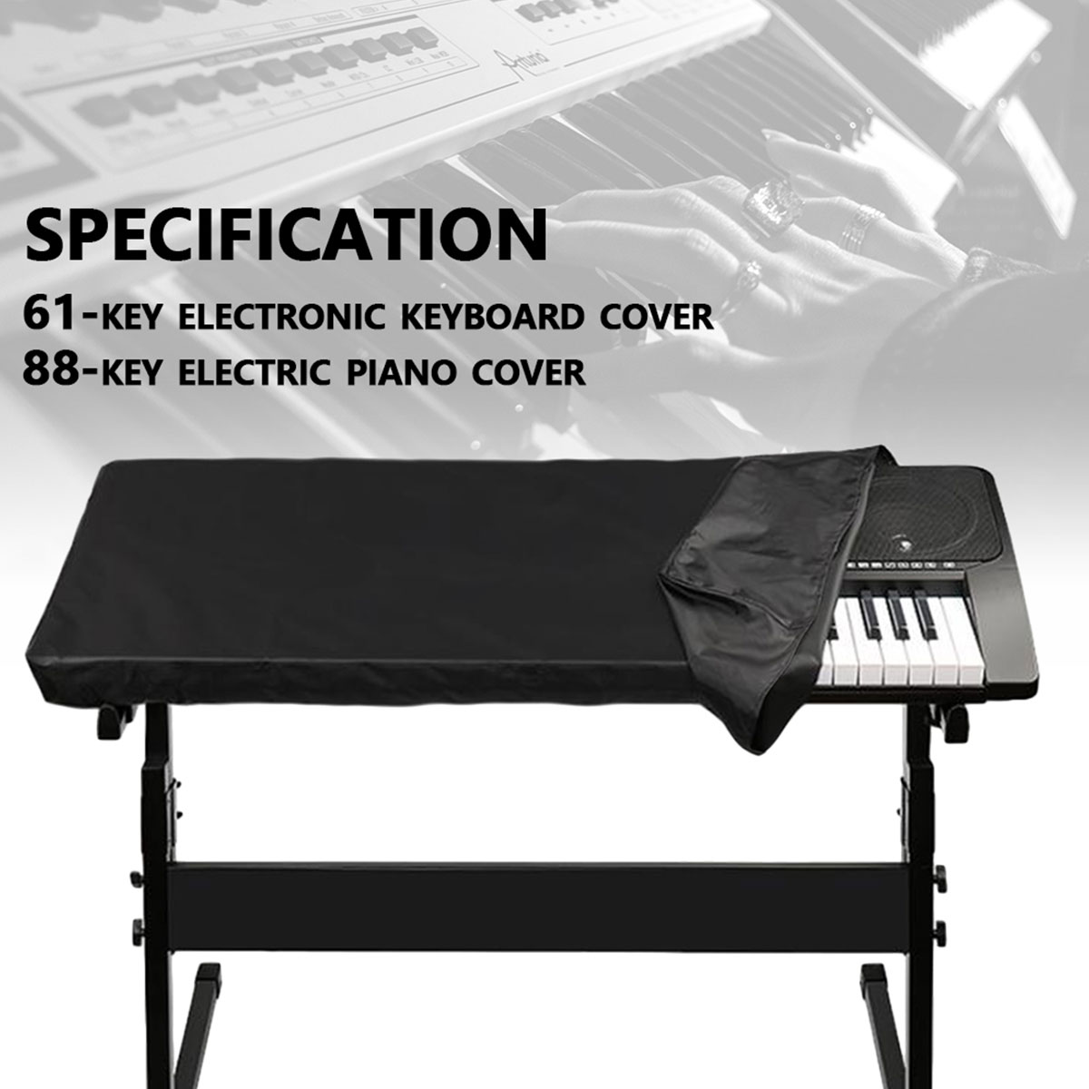 61/88-Key Electronic Piano Cov - Musical Instruments Names recension och pris