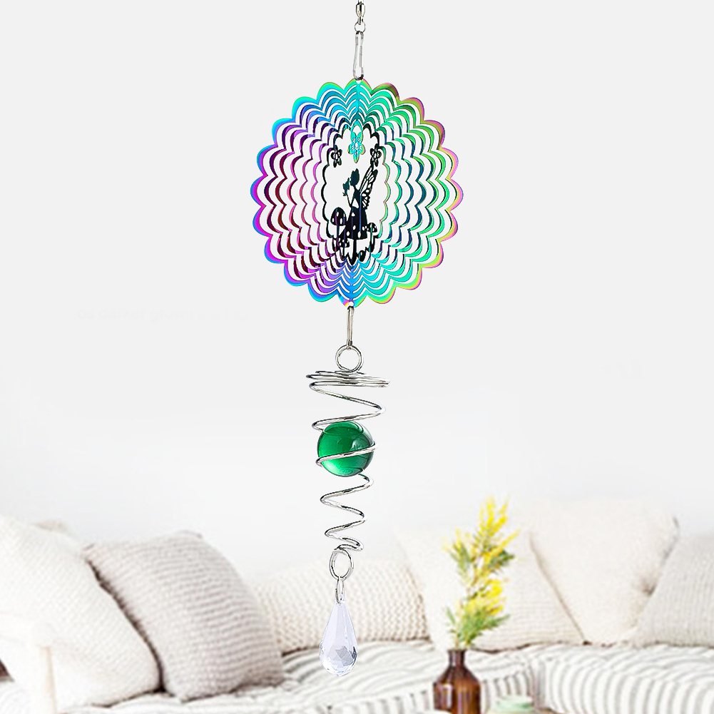 Kinetic Gradient Color Wind Sp - Wind Chime Tubular recension och pris