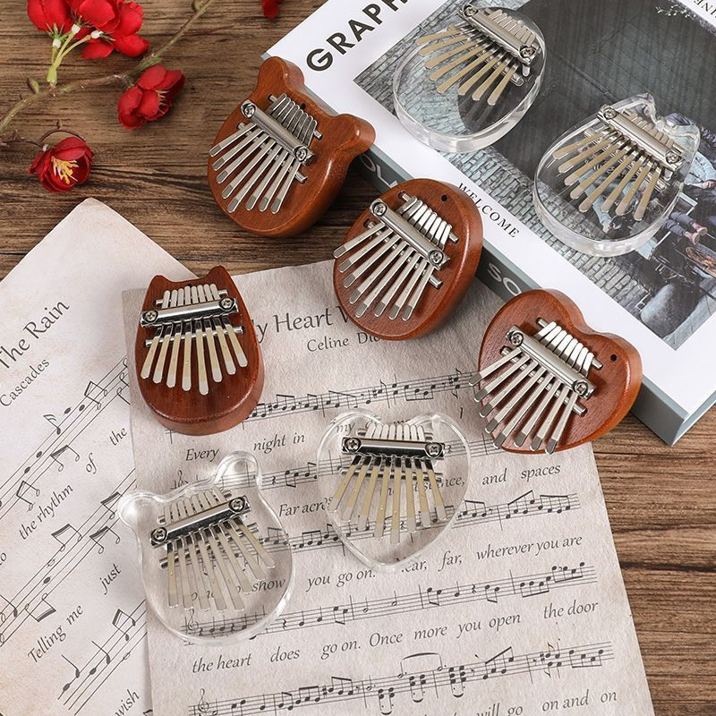5*7cm 8Key Kalimba Thumb Piano - Musical Instrument For Beginners recension och pris