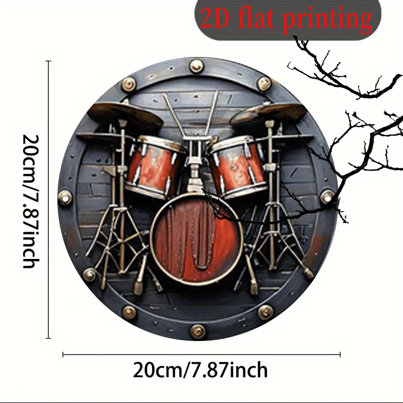 2D Flat, 1pc, 20.32x20.32 cm 2 - Musical Instrument Band recension och pris