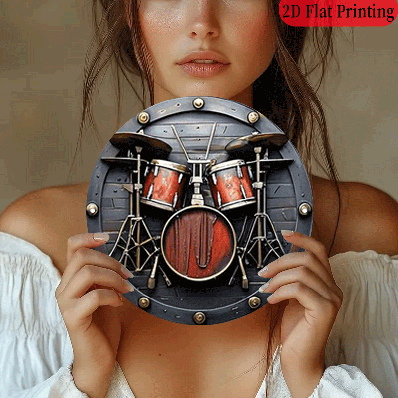 2D Flat, 1pc, 20.32x20.32 cm 2 - Musical Instrument Band recension och pris