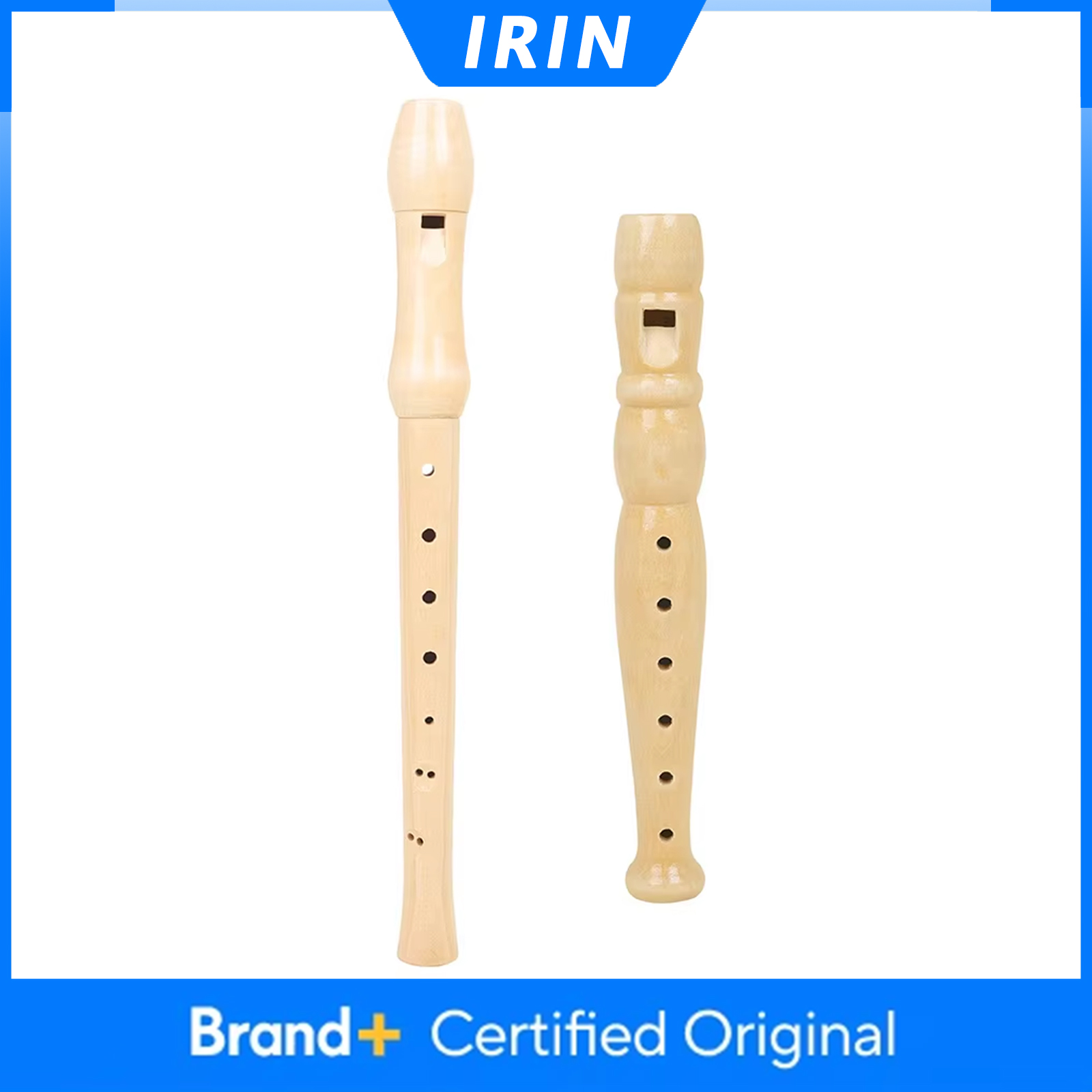 IRIN 6/8 Hole Recorder Wood Co - Musical Instrument A Recorder recension och pris