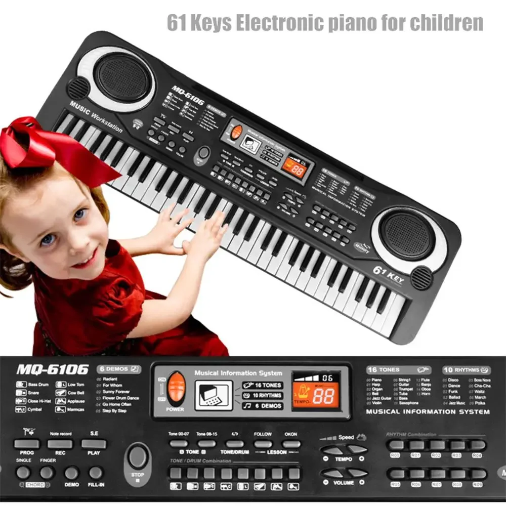 Kids Electronic Piano Keyboard - Musical Instruments Names recension och pris