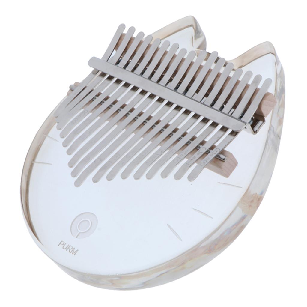 Kalimba 17 Key Acrylic Transpa - Musical Instrument For Beginners recension och pris