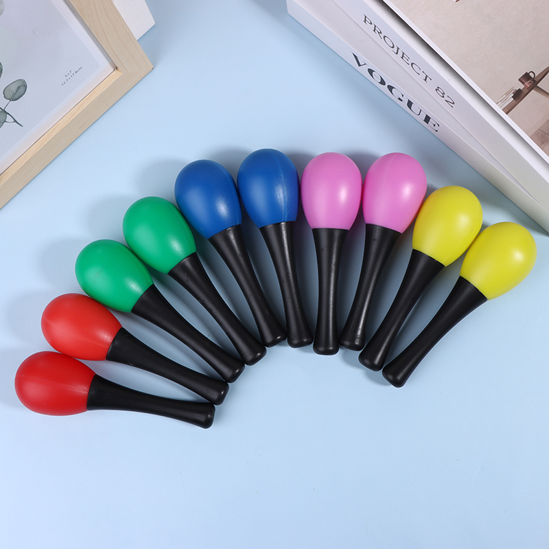 2Pcs Plastic Maracas Sand Hamm - Musical Instrument Maraca recension och pris