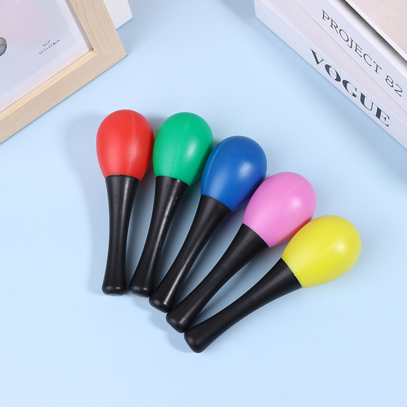 2Pcs Plastic Maracas Sand Hamm - Musical Instrument Maraca recension och pris