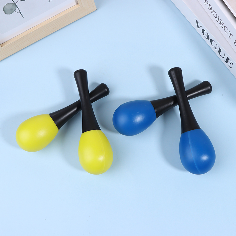 2Pcs Plastic Maracas Sand Hamm - Musical Instrument Maraca recension och pris