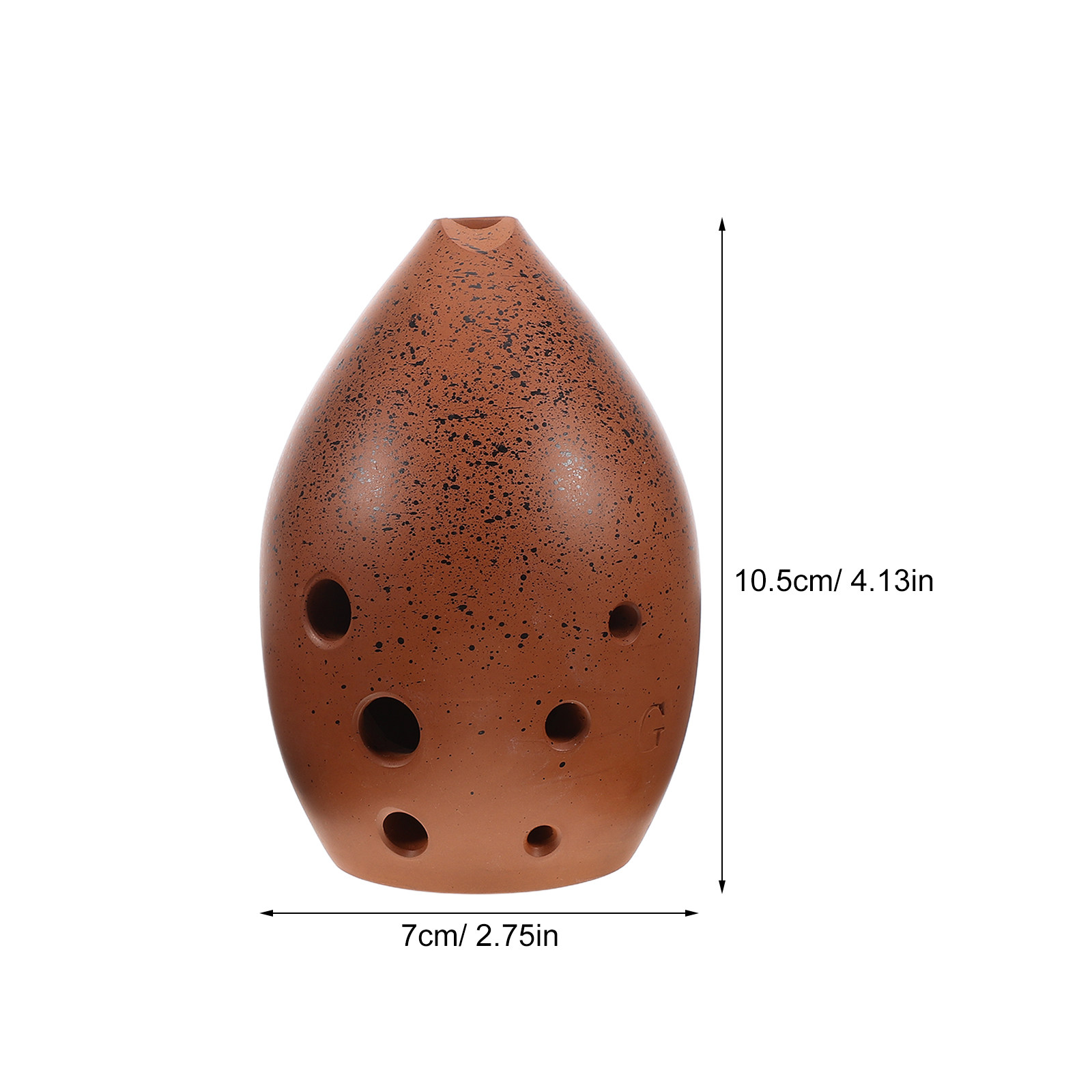 Ceramic Ocarina Flute 8 Hole C - Musical Instrument Ancient recension och pris