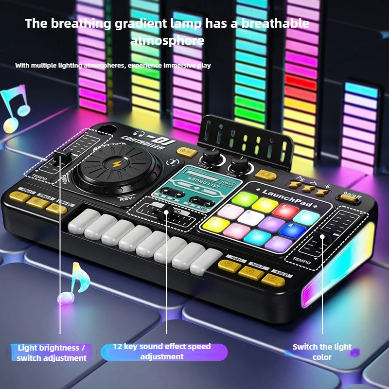 Kid DJ Mixer with Microphone E - Musical Instruments Names recension och pris