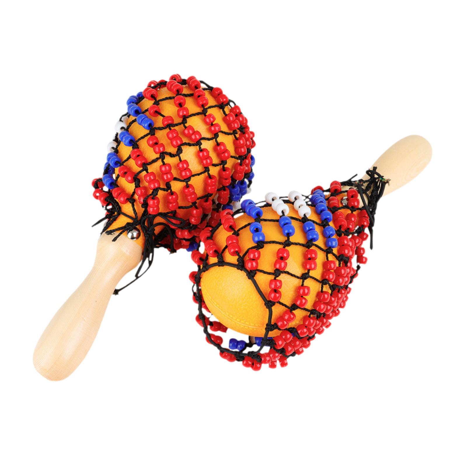 2x Wooden Maracas Sand Hammers - Musical Instrument Net recension och pris