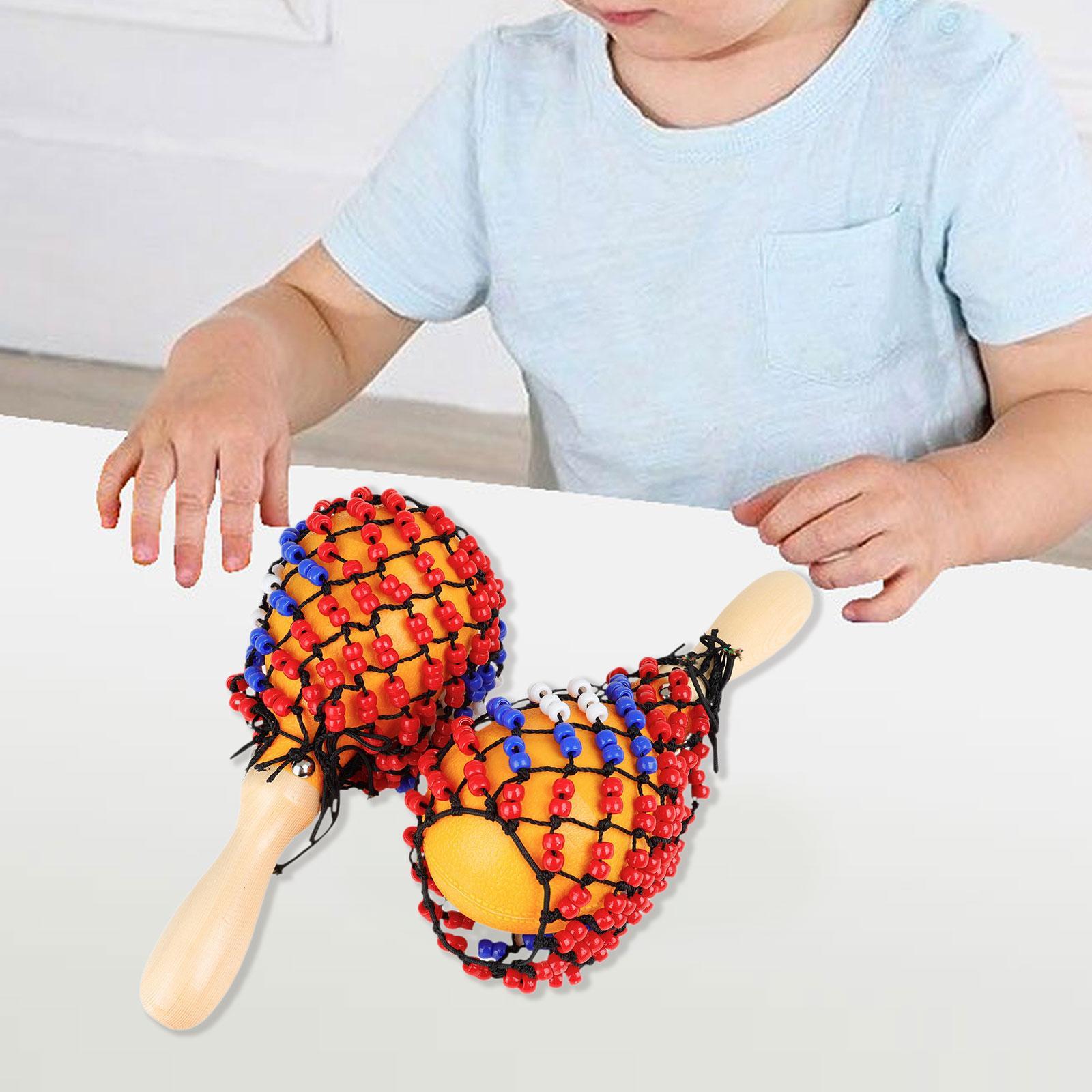 2x Wooden Maracas Sand Hammers - Musical Instrument Net recension och pris